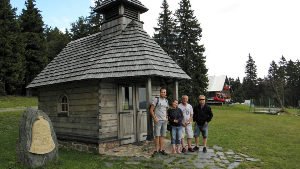 Kaple na Paprsku - Jan Závěšický, Petra Ševců, autor kaple Miloslav Mika, Aleš Spurný