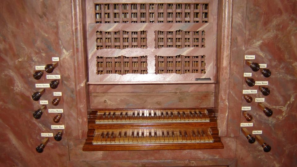 Varhany v kostele v Doubravníku