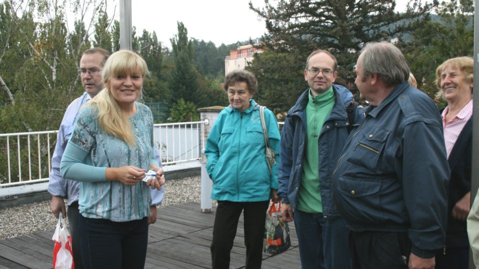Prohlídka zlínského studia ČRo Brno obsahovala také výlet na střechu budovy