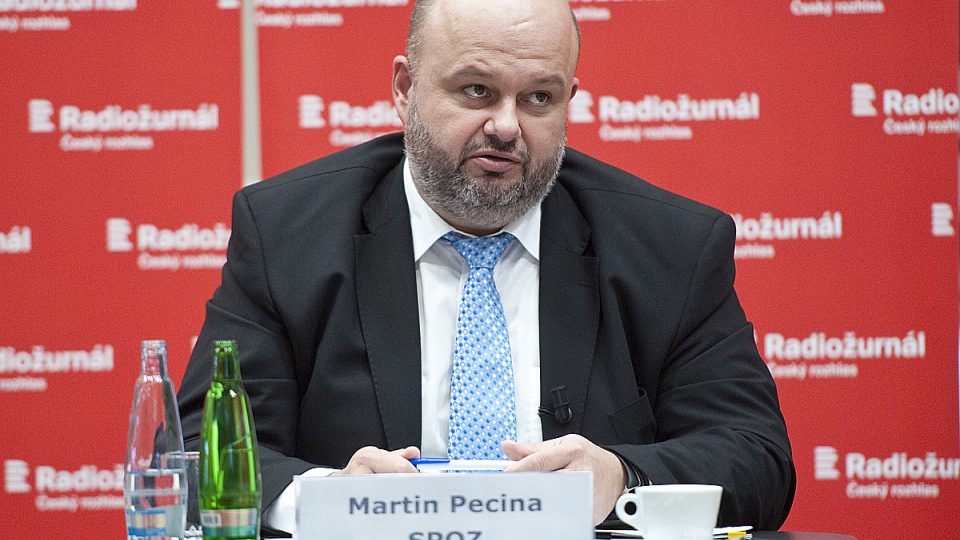 Předvolební Speciál Martina Veselovského s lídry osmi stran a hnutí, Martin Pecina