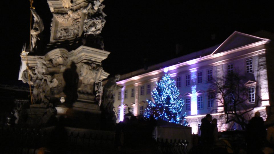 Rozsvícení vánočního stromu na teplickém náměstí
