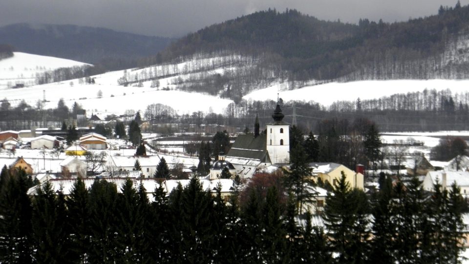 Výhled na Velké Losiny Výhled na Velké Losiny