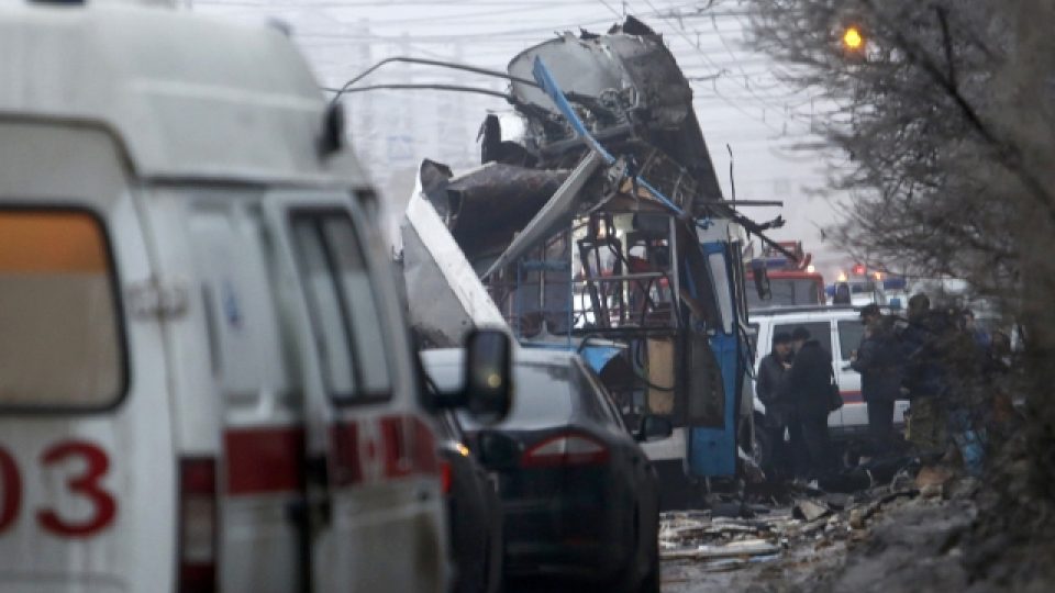 Výbuch trolejbusu v jihoruské Volgogradu