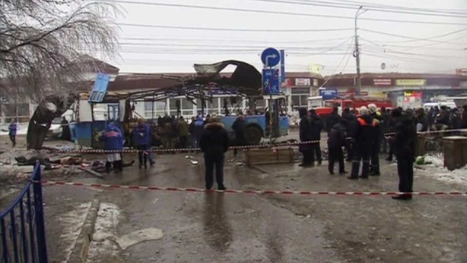 Výbuch trolejbusu v jihoruské Volgogradu