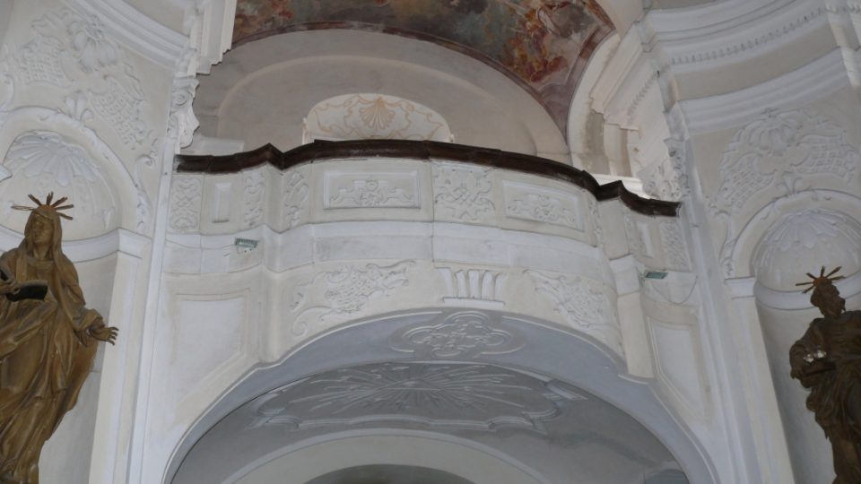 Kůr v klášteře v Borovanech