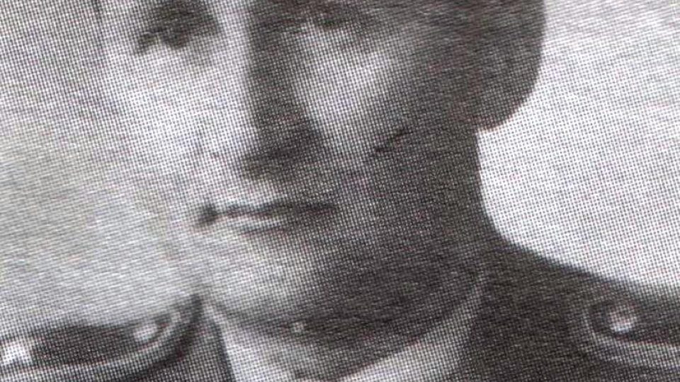 René Černý, foto z vojenské knížky