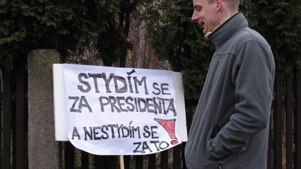 Návštěva prezidenta Miloše Zemana na gymnáziu v Ostrově nad Ohří