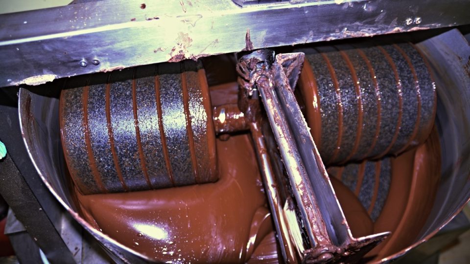Promíchávání čokolády
