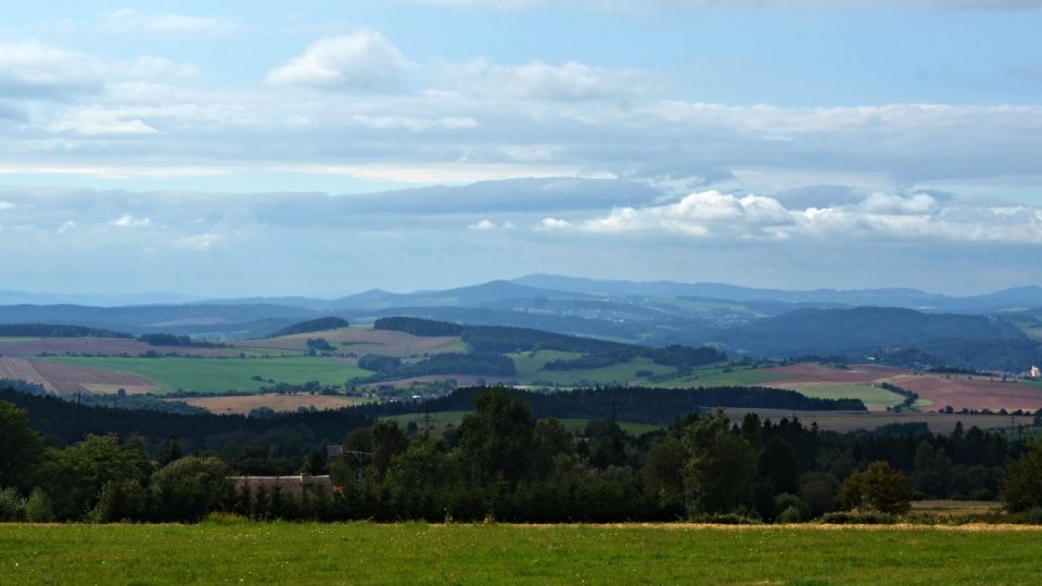 Naučná stezka K. J. Erbena - Výhled ze Zvičiny