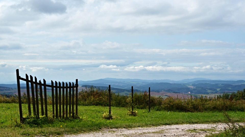 Naučná stezka K. J. Erbena - Výhled ze Zvičiny