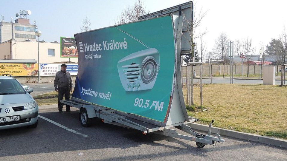 Hledání pokladu - billboardů! Libuše Geldnerová a Pavel Geldner