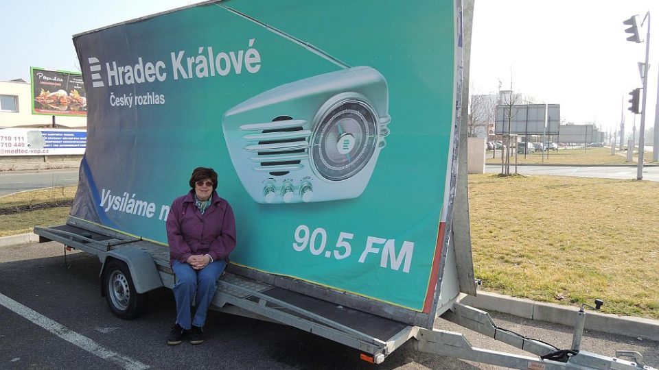 Hledání pokladu - billboardů! Libuše Geldnerová a Pavel Geldner