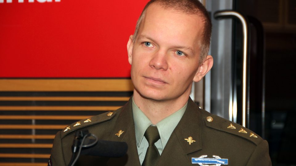 Nadporučík Marek Štěpánek, který vedl českou misi v Mali