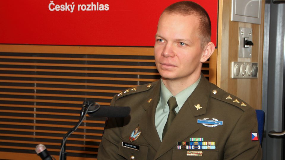 Nadporučík Marek Štěpánek, který vedl českou misi v Mali