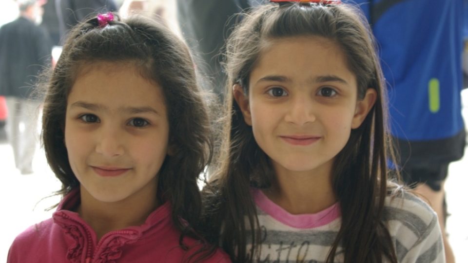 Syrské děti ze školy v Mafraku