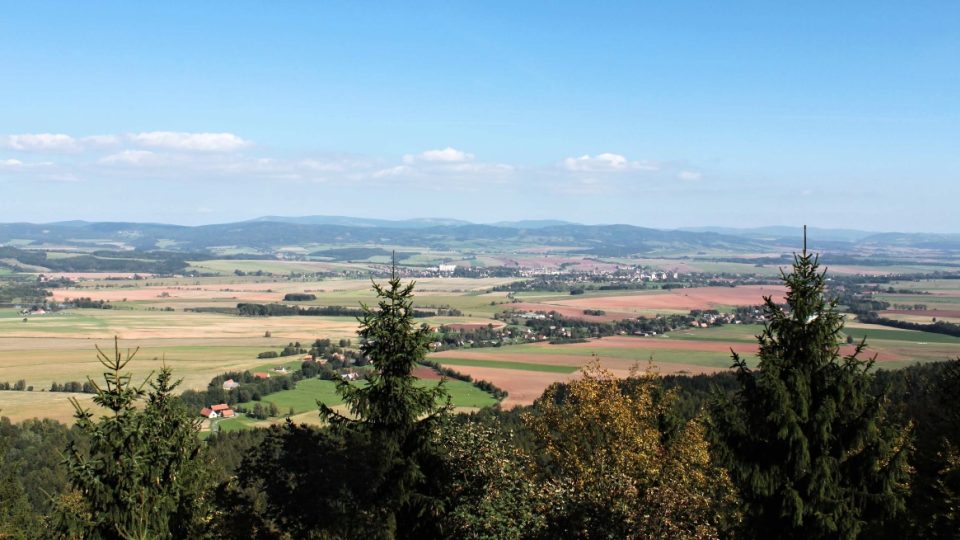 Broumovsko - výhled z Hvězdy