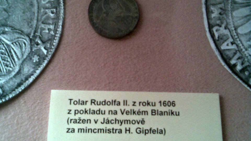 Originál tolaru Rudolfa II. z Blanického pokladu