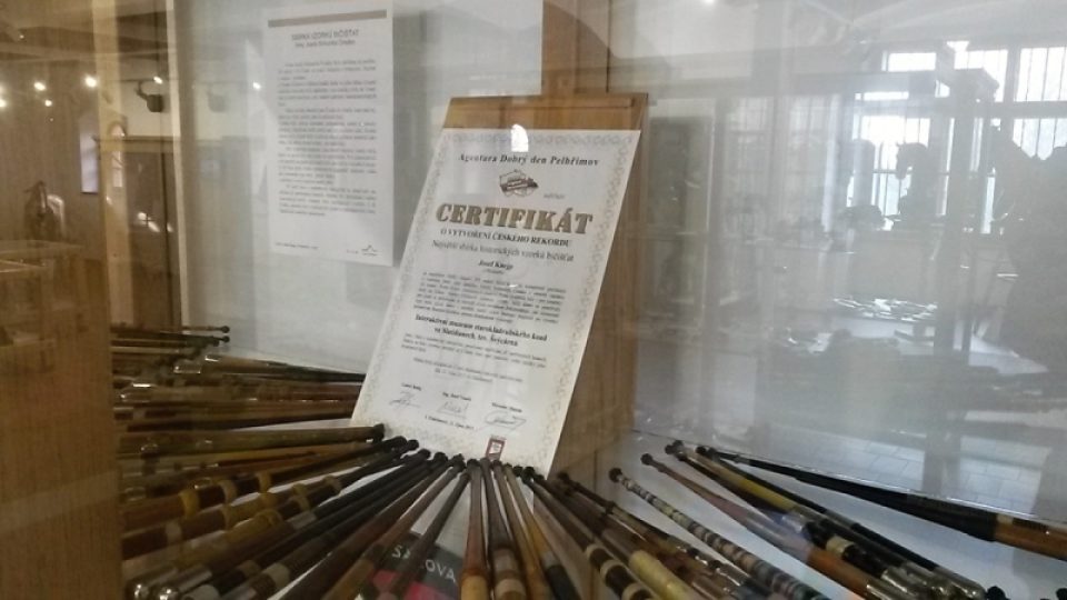 Certifikát ke sbírce bičišť