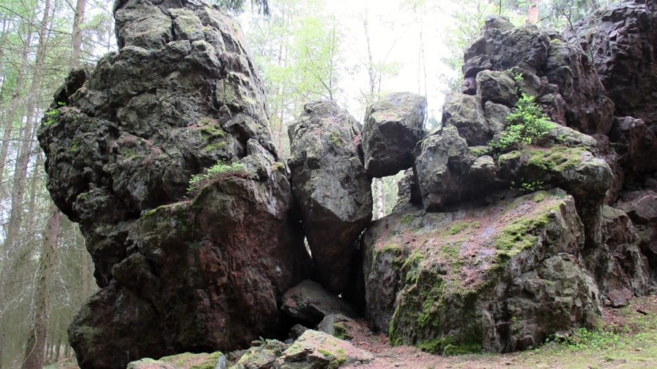 Přírodní památka Andrejšky - buližníkoví obři