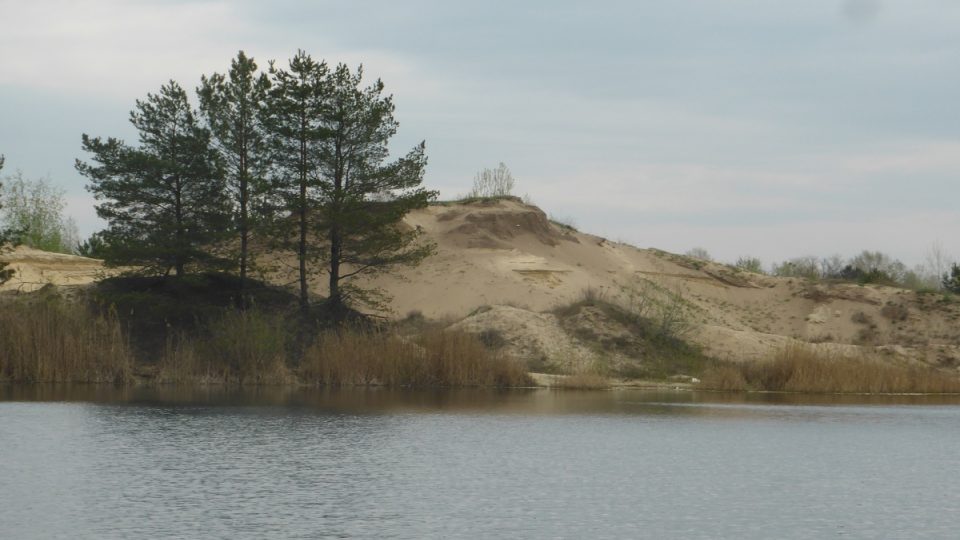 Dříve v jezeru těžili písek