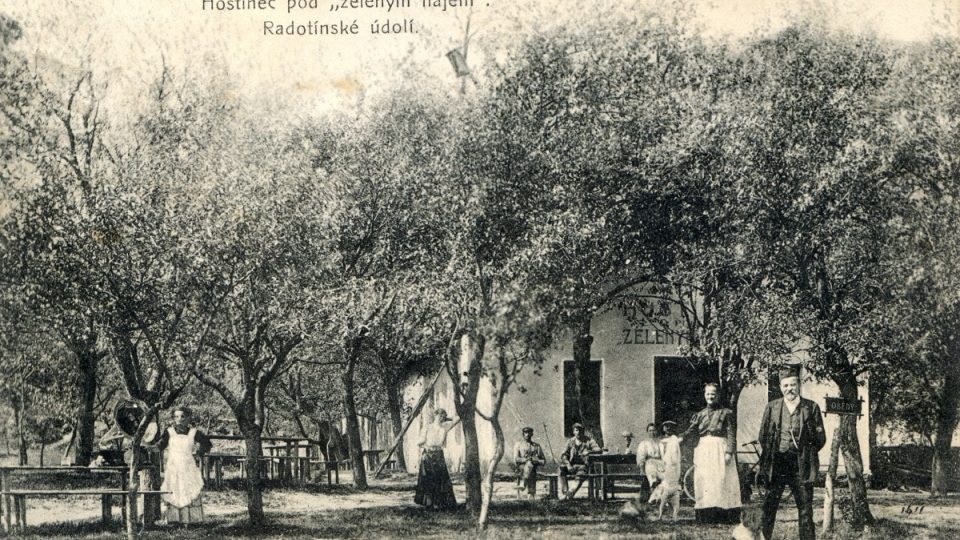 Hadrový Mlýn v roce 1910