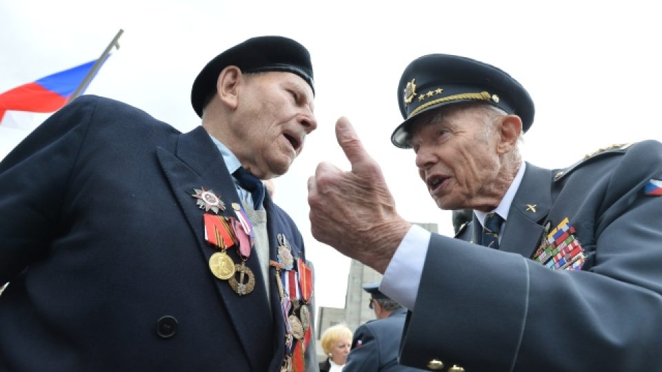 Výročí 69. let od konce druhé světové války připomněl pietní akt na pražském Vítkově