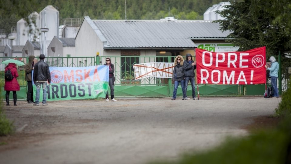 Aktivisté blokovali vepřín v Letech u Písku. Požadovali jeho zrušení