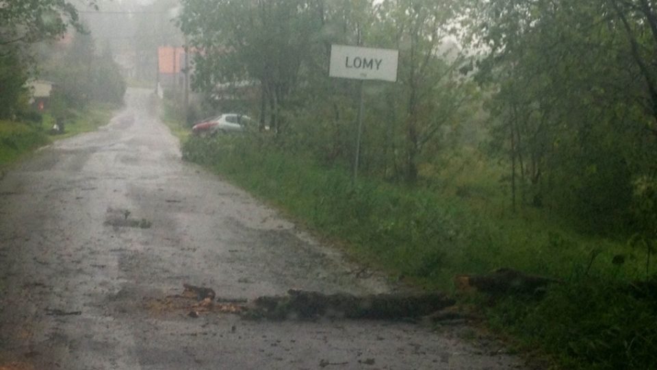 Následky vichřice na Rychnovsku a v Orlických horách