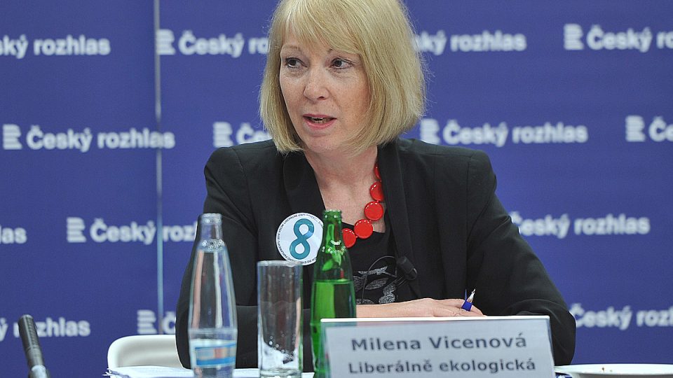 Předvolební speciál Radiožurnálu, Milena Vicenová