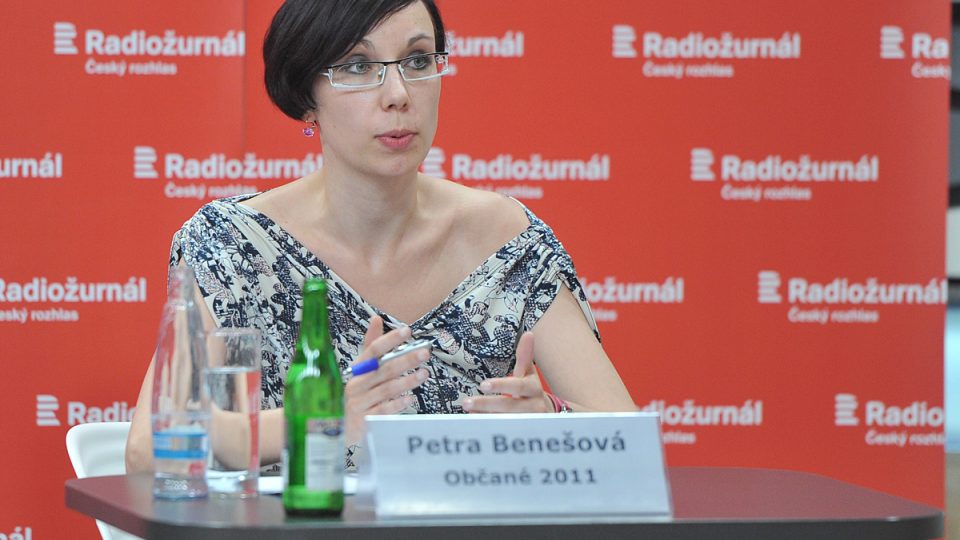 Předvolební speciál Radiožurnálu IV, Petra Benešová ze strany Občané 2011