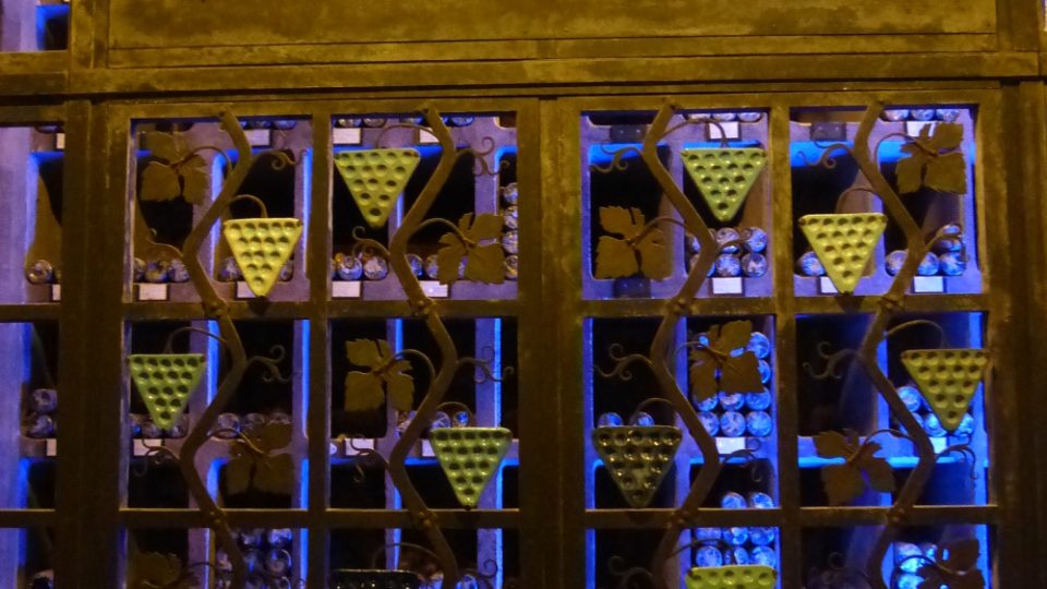 Mříž ukrývá největší poklady brémského radničního sklepa
