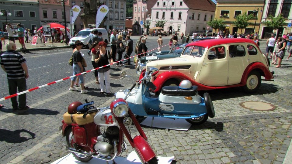 Oldtimer Bohemia Rally 2014 v Mladé Boleslavi