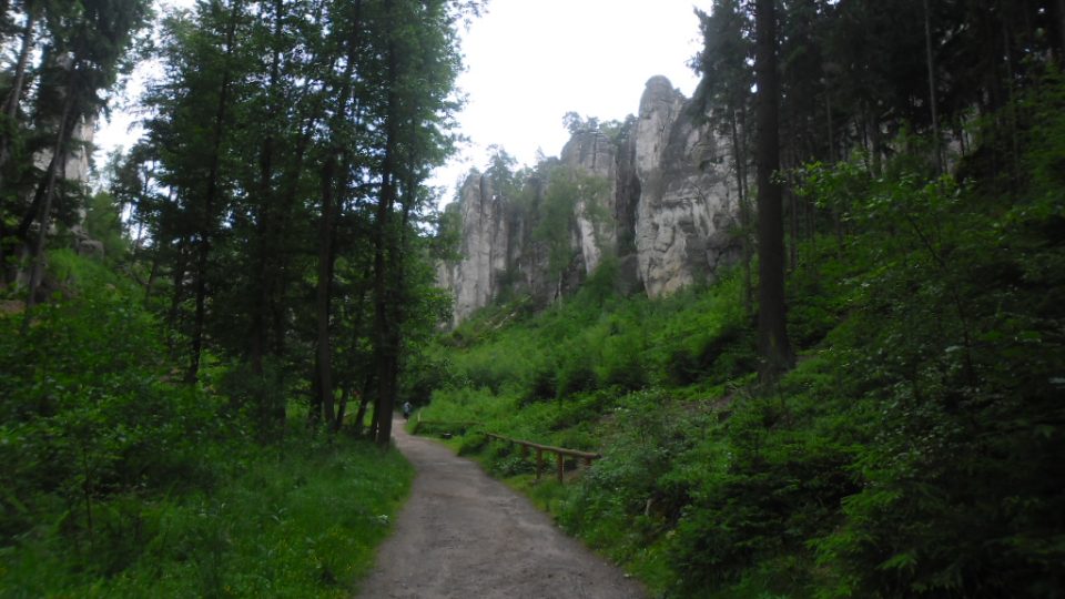 Prachovské skály - cesta do skal