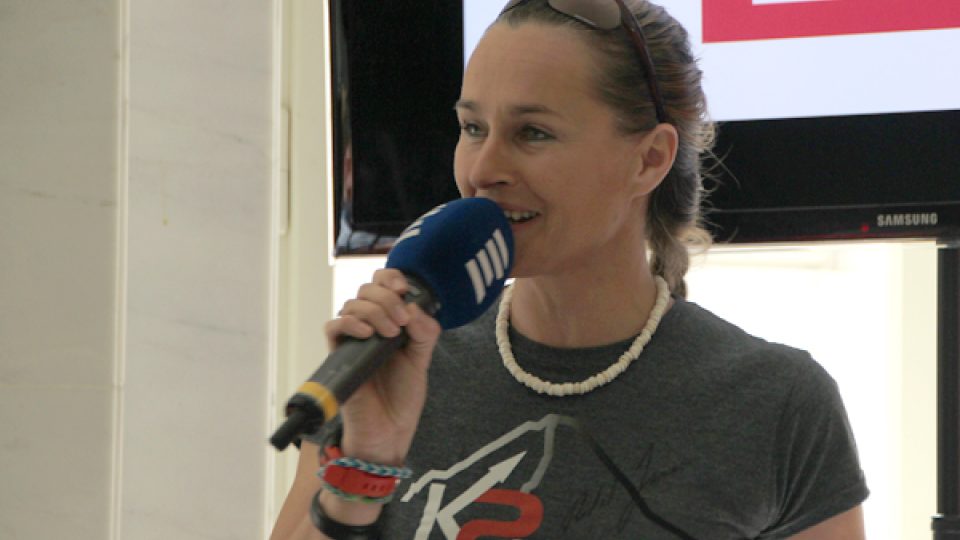 Moderátorka Lucie Výborná se bude hlásit do vysílání z Himálaje denně mezi 11. a 12. hodinou