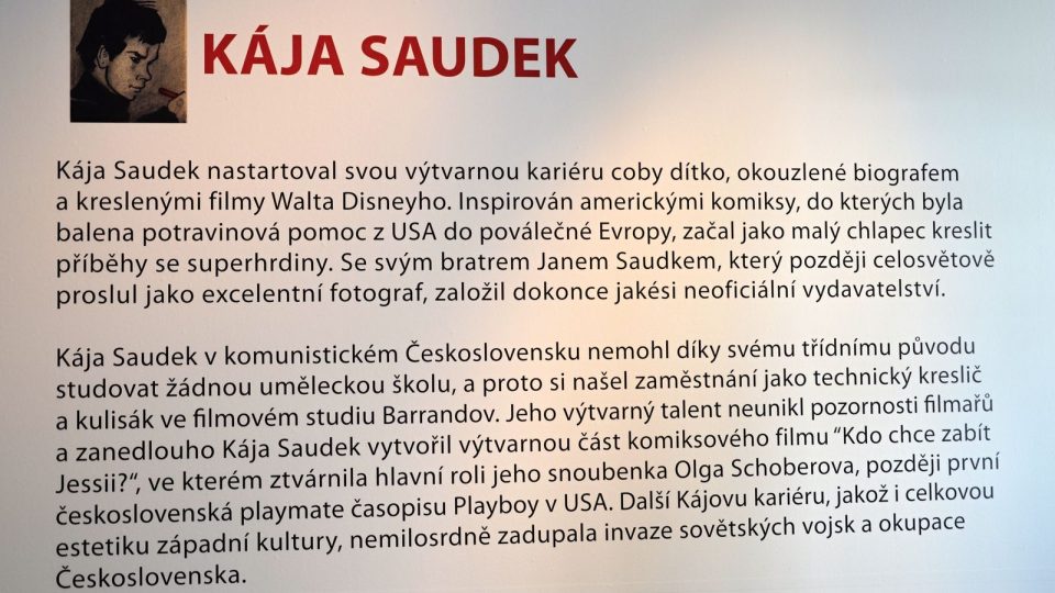 Výstava Káji Saudka v Českých Budějovicích