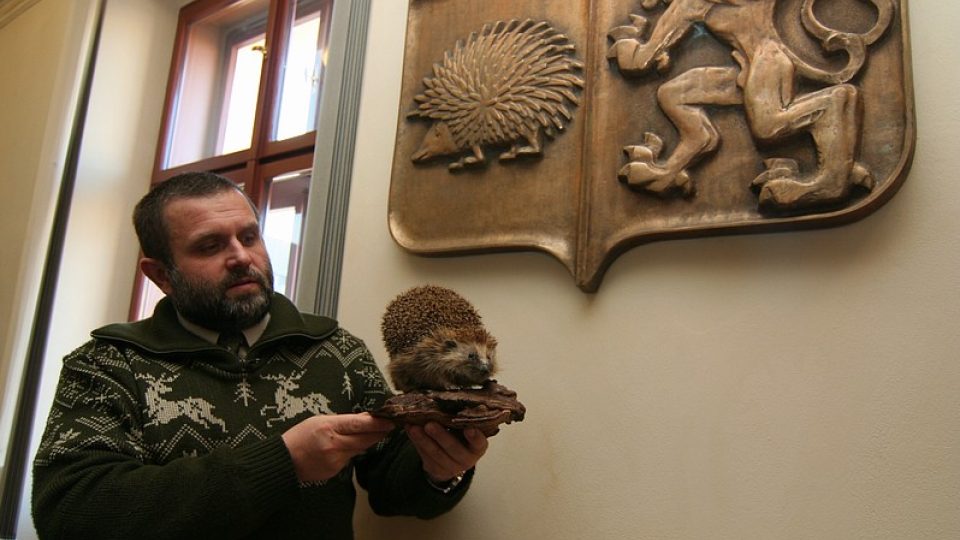 Lubomír Dohnal a symbol města Jihlavy