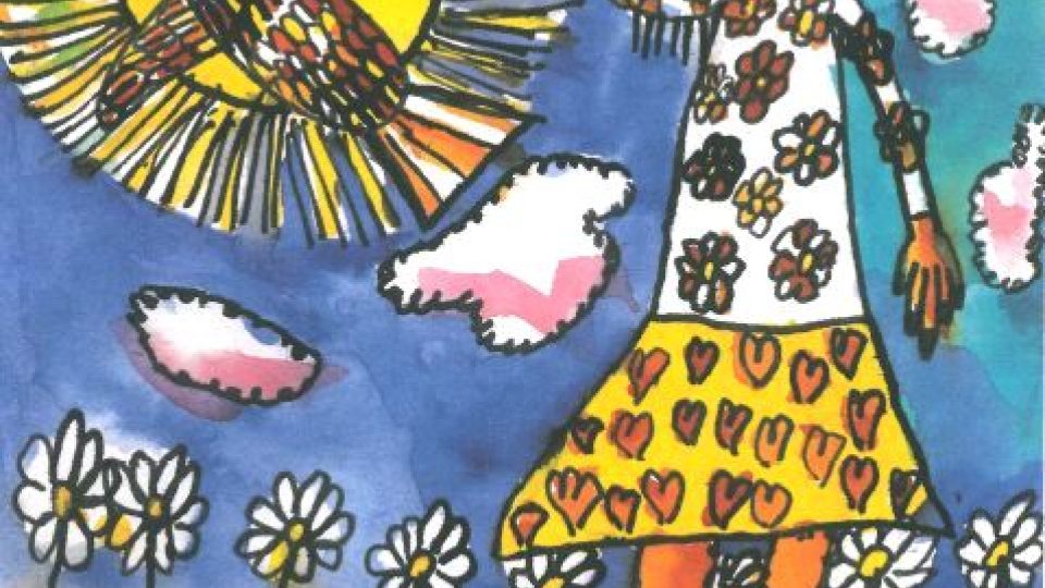 Ilustrace ke knize Kuře s modrýma očima vytvořily děti se zdravotním postižením 