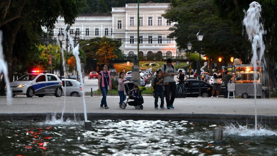 Nedělní idyla v centru Petrópolis