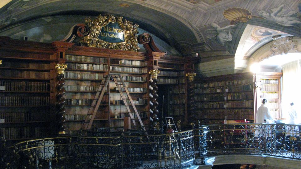 Barokní knihovní sál Klementina