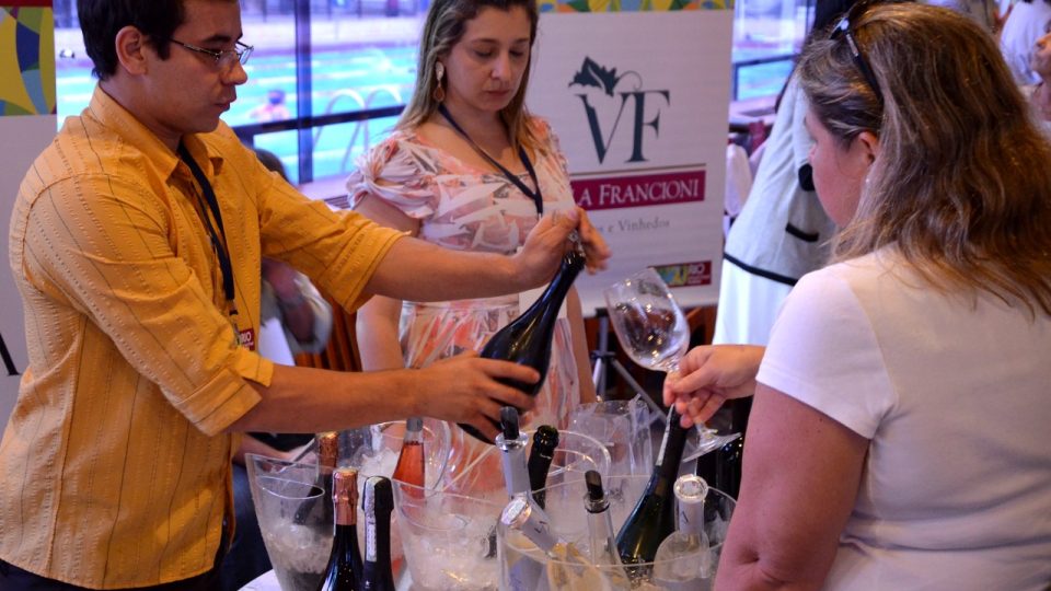 Na veletrhu vín se předastavila i brazilská šumivá vína, která získávají na popularitě
