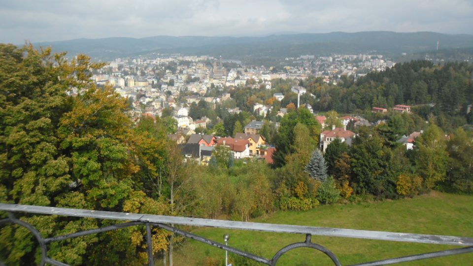 Výhled na Jablonec nad Nisou z Petřínu