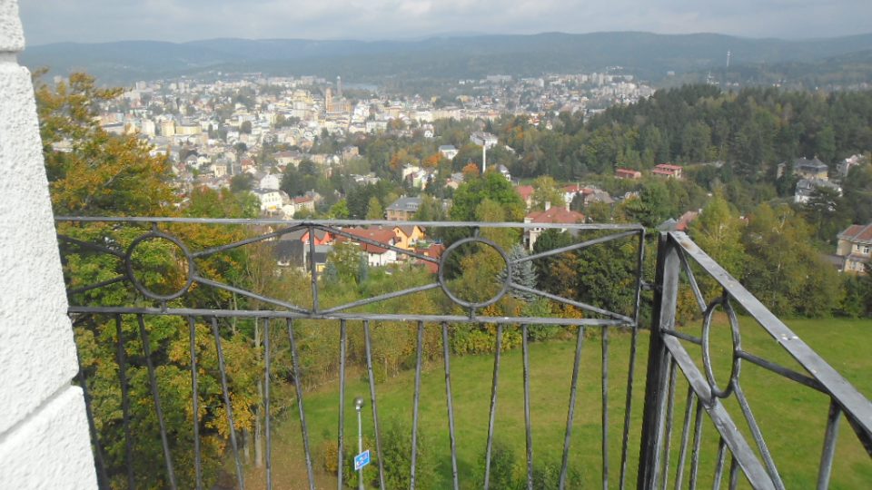 Výhled na Jablonec nad Nisou z Petřínu