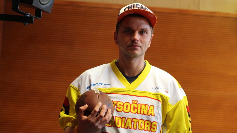 Jakub Jiskra, hráč amerického fotbalu