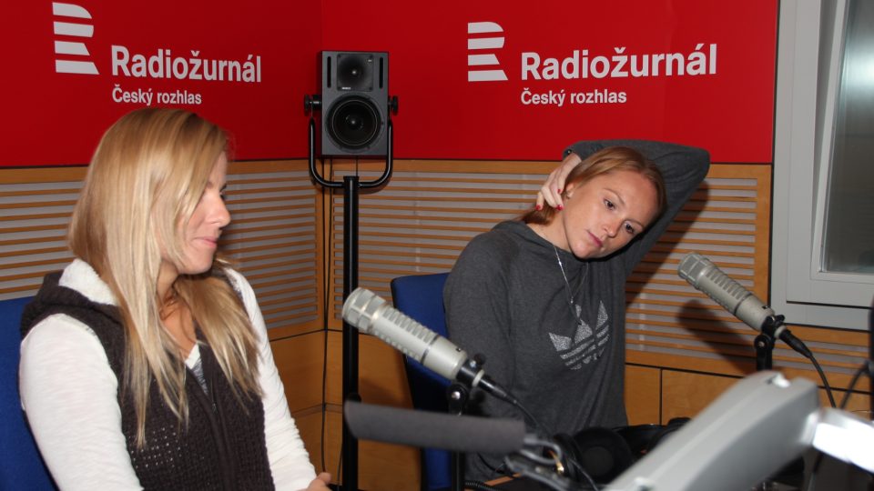 Kristýna Kolocová a Markéta Sluková v Hostu Radiožurnálu