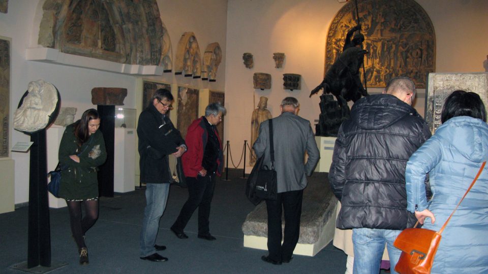 Z exkurze v Lapidáriu Národního muzea 