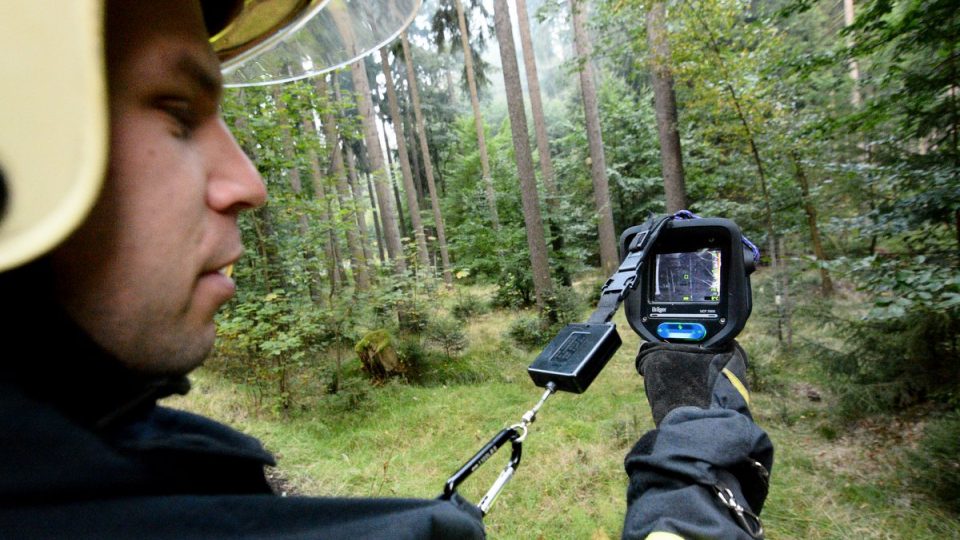 Varnsdorfští hasiči získlai termokameru na vyhledávání lidé při požárech