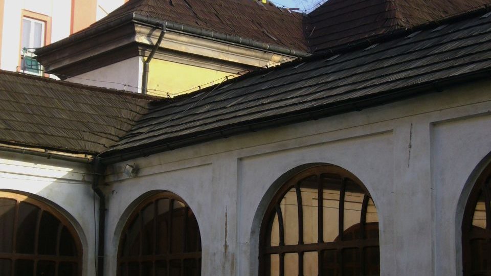 Českolipské muzeum - ještě původní, šindelová střecha