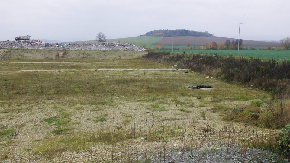 Doposud nezaskládkovaný prostor třetí etapy