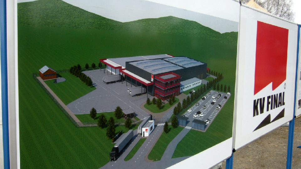 Budoucí podoba továrny v Ralsku