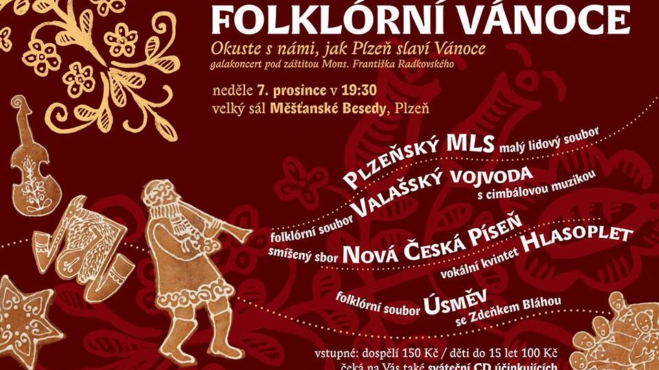 Pozvánka na Plzeňské folklorní Vánoce